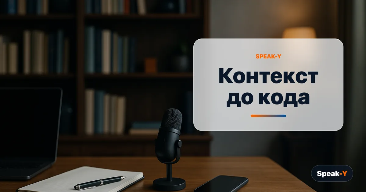 Note cover — context before code banner